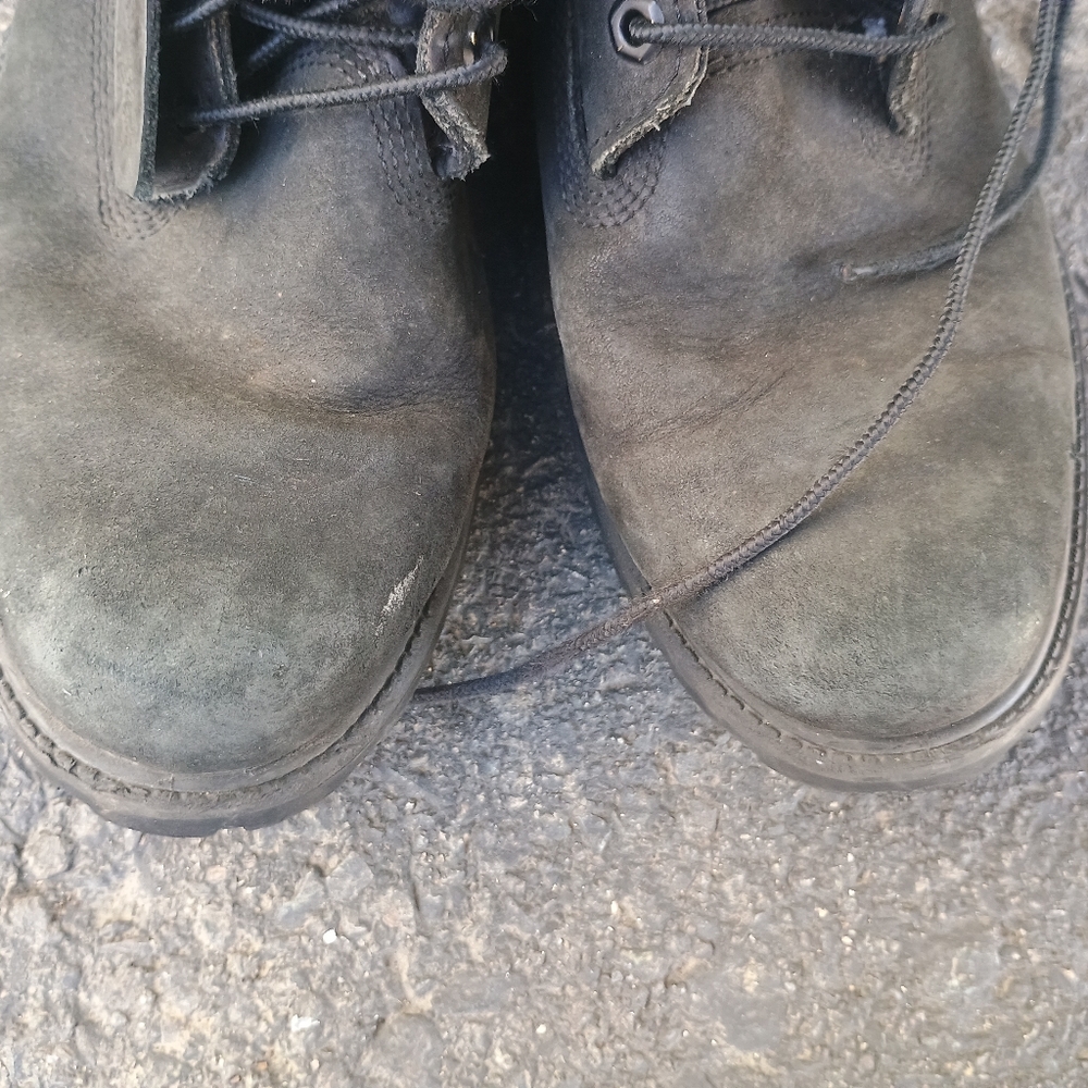 Black Timberland Boots Size 10.5 Pre-owned - Picture 2 of 14